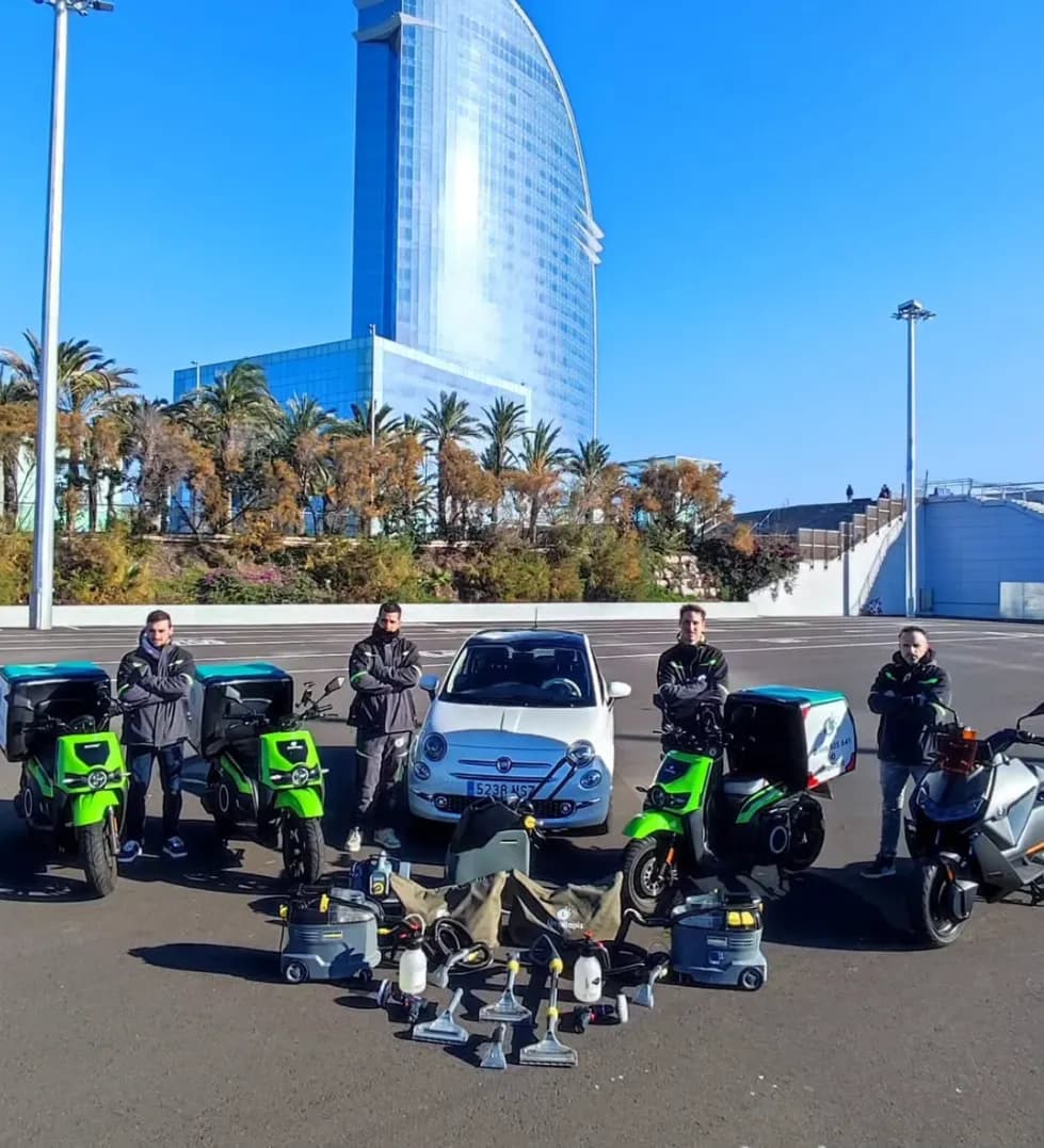 El equipo de Limpieza de Sofás a Domicilio